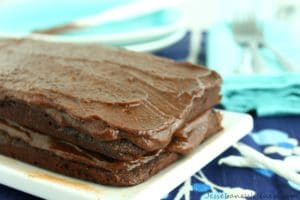 Carob Cake with Fudge Icing by @JesseLWellness #fudge