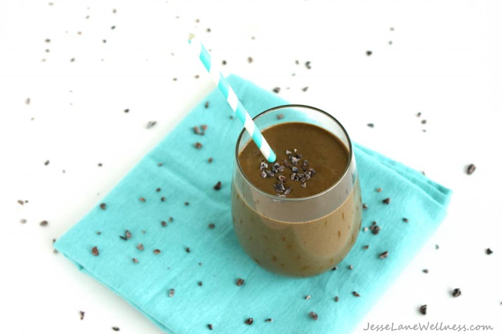 Chocolate Monkey Power Smoothie by @jesselwellness #smoothie #glutenfree