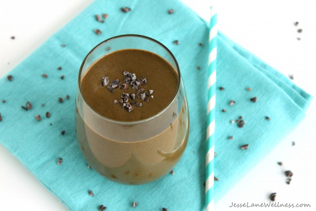 Chocolate Monkey Power Smoothie by @jesselwellness #smoothie #vegan