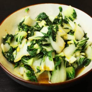 Garlic Bok Choy by @jesselwellness