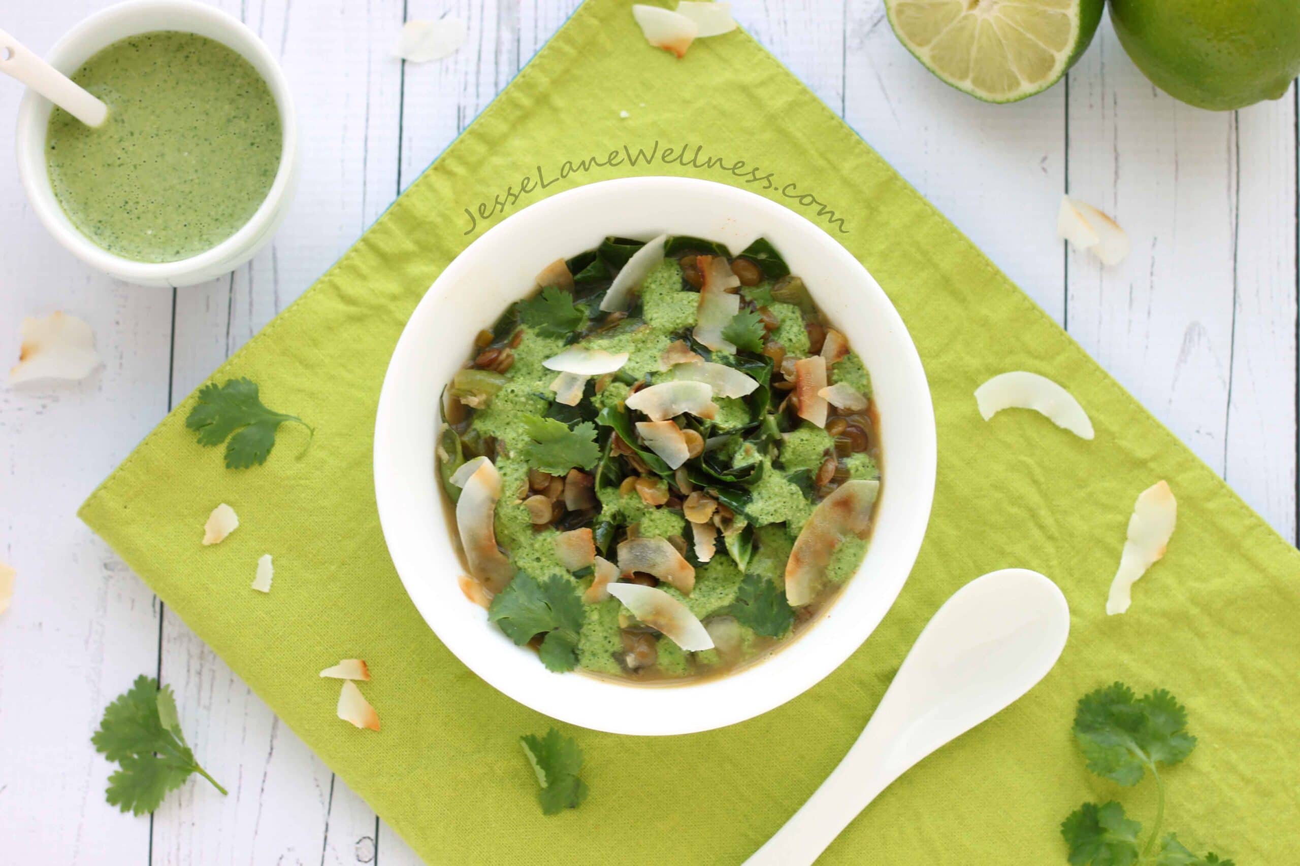 Thai Green Soup by @jesselwellness #healthysoup #homemadesoup #souptime