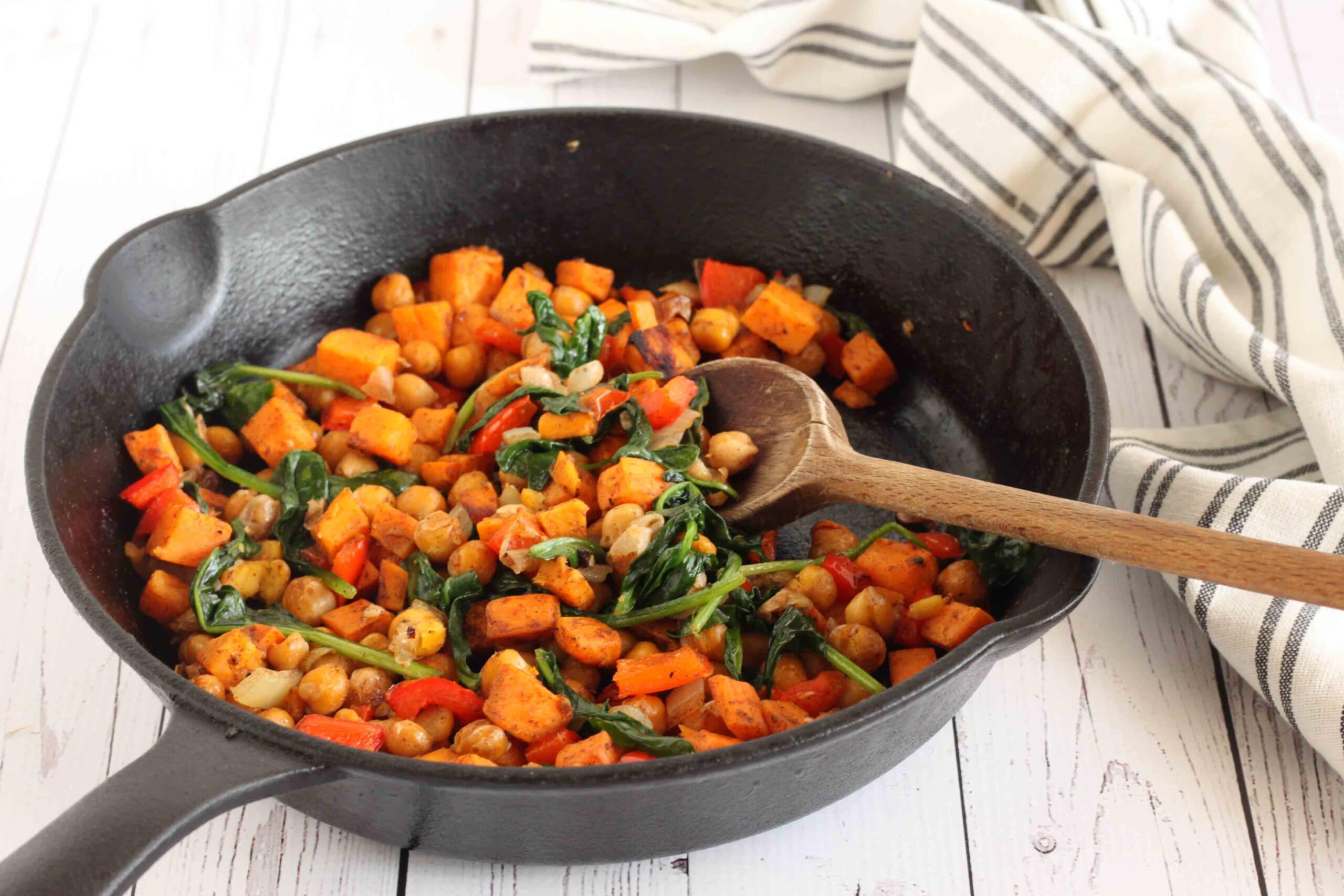 Sweet Potato Hash with Chickpeas by Jesse Lane Lee