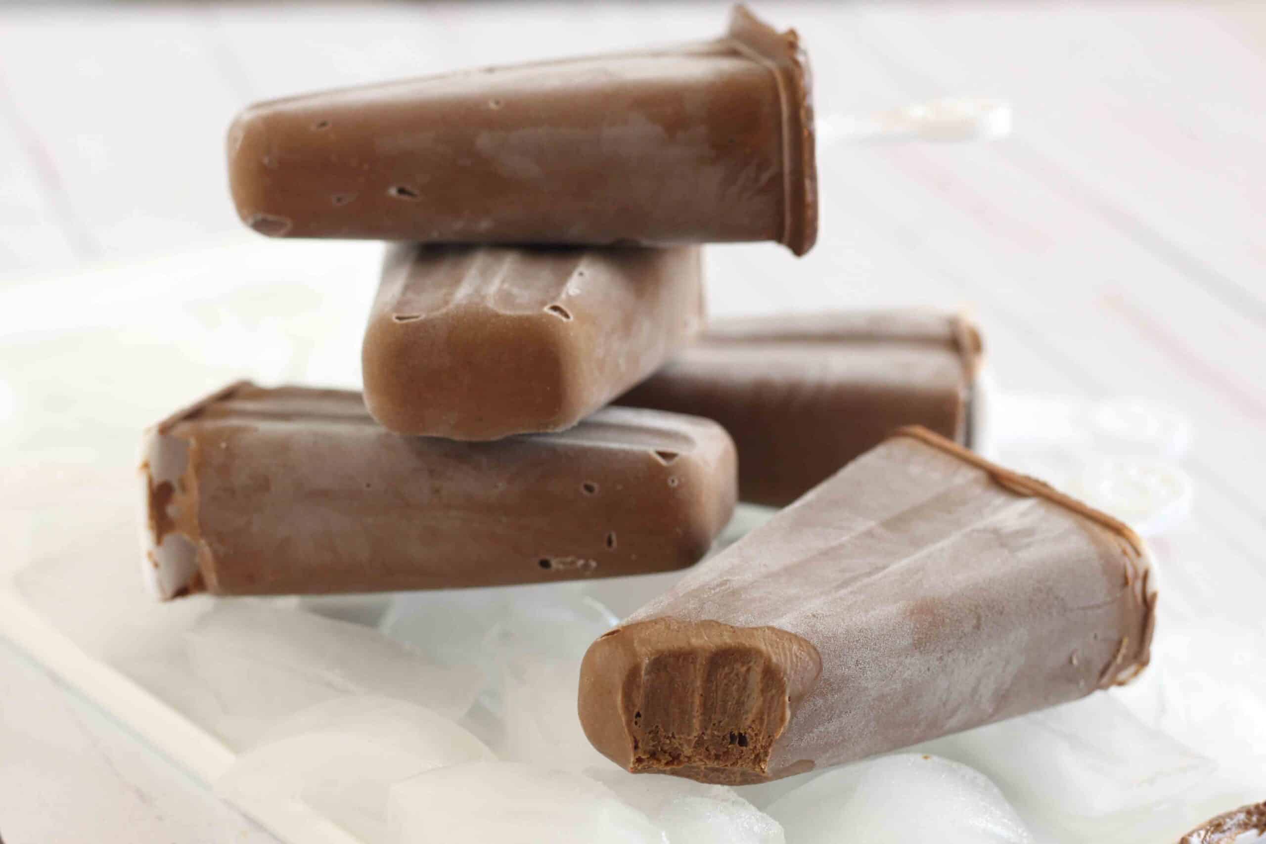 Creamy Avocado Chocolate Pops by Jesse Lane Lee