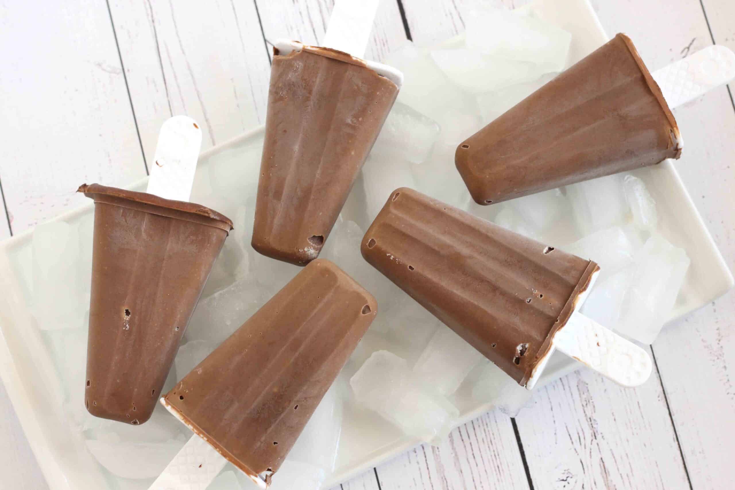 Creamy Avocado Chocolate Pops by Jesse Lane Wellness