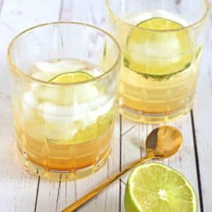 Kombucha Dark and Stormy Recipe by @jesselanewellness