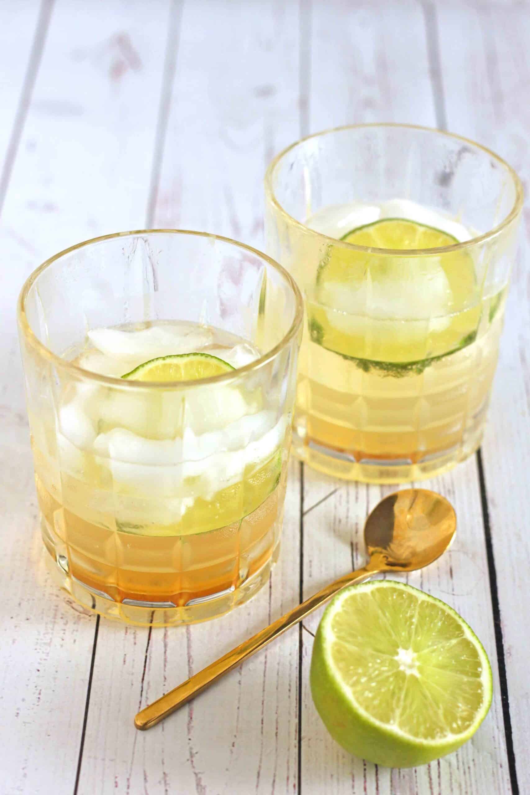 Kombucha Dark and Stormy by @jesselanewellness