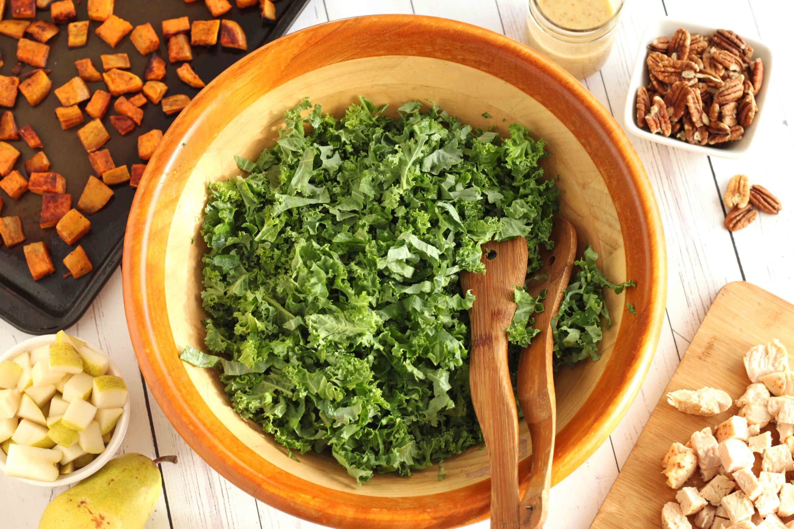 Sweet Kale Salad Recipe by Jesse Lane Lee