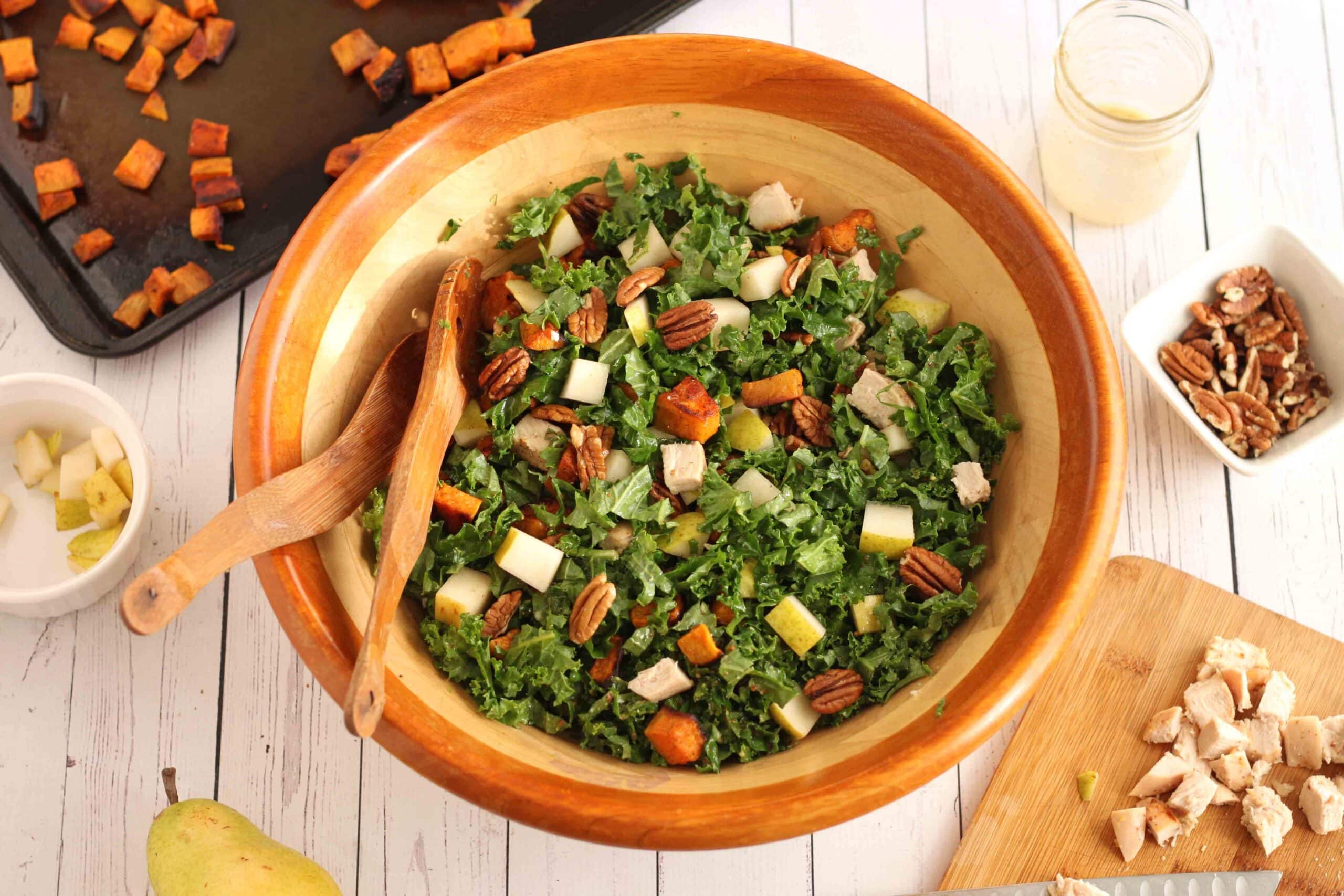 Sweet Kale Salad by Jesse Lane Lee